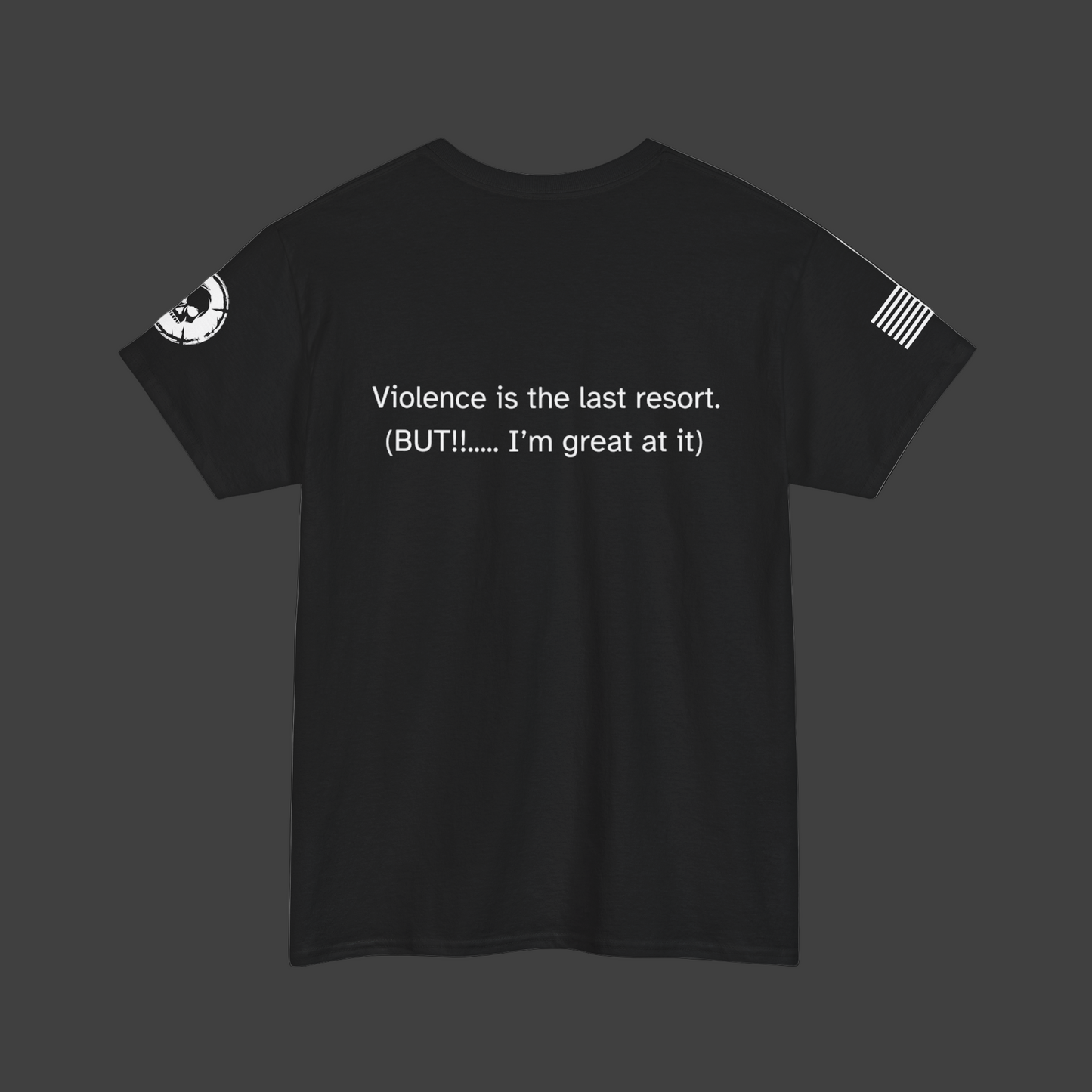 VIOLINCE IS THE LAST RESORT