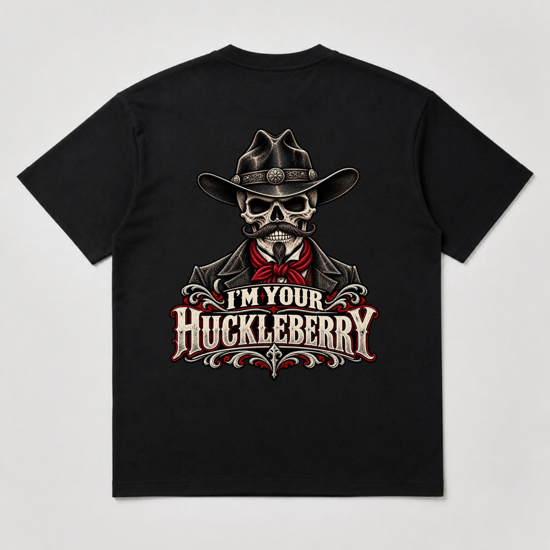 I'm Your Huckleberry T-Shirt back design