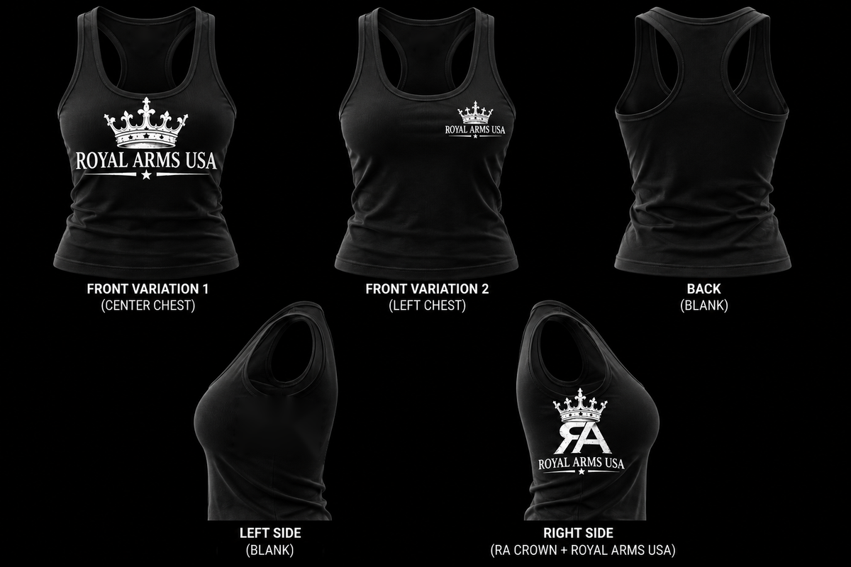 Royal Arms USA Razorback Tank - Black