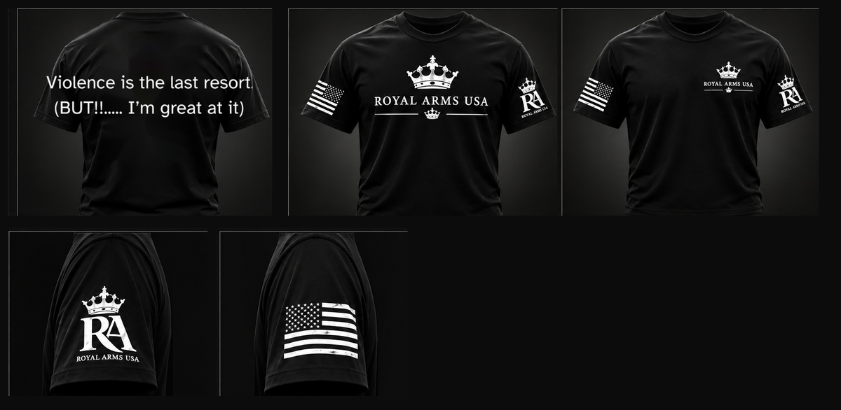 Violence Is the Last Resort T-Shirt - Just the Tip format