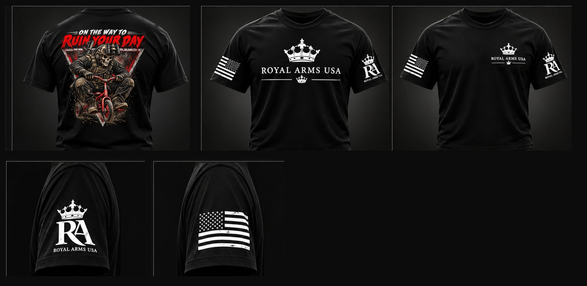 On the Way to Ruin Your Day T-Shirt - front, back and sleeve views