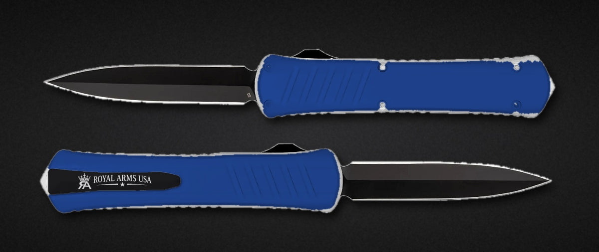 Sniper OTF knife - Blue handle
