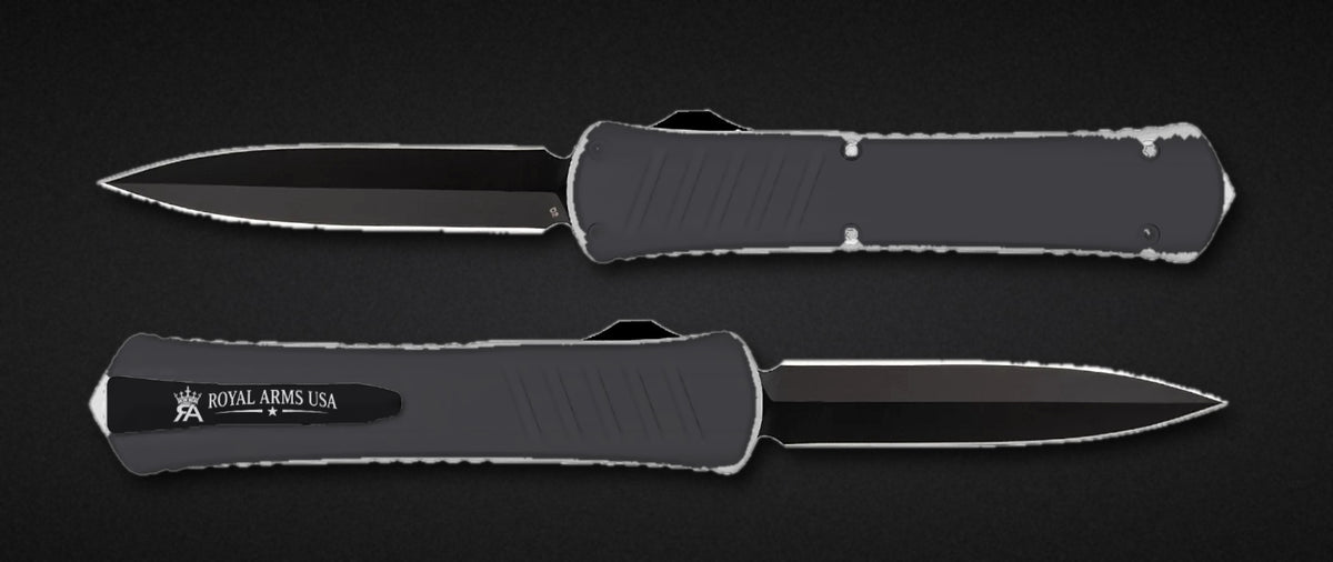Sniper OTF knife - Dark Grey handle