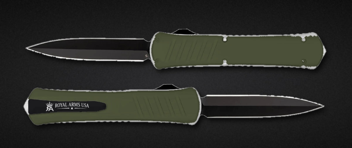 Sniper OTF knife - Military Green handle