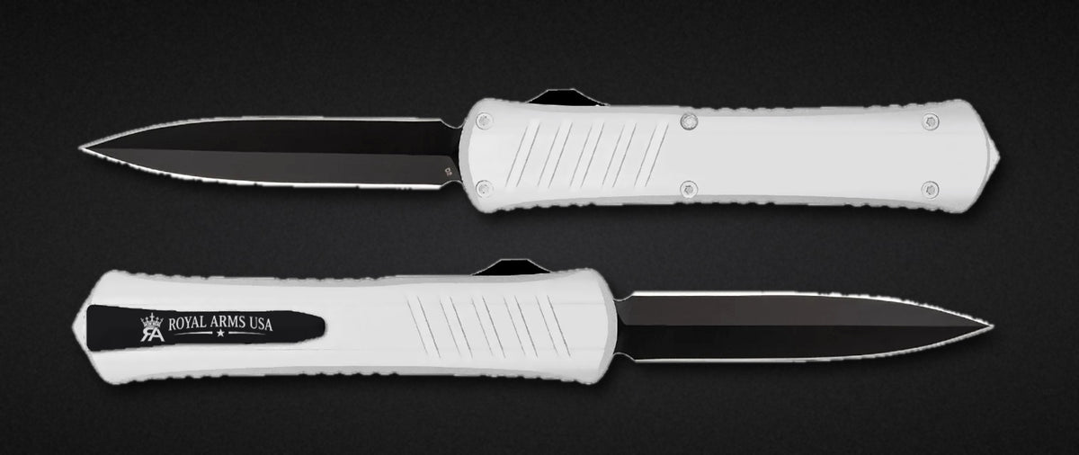 Sniper OTF knife - White handle